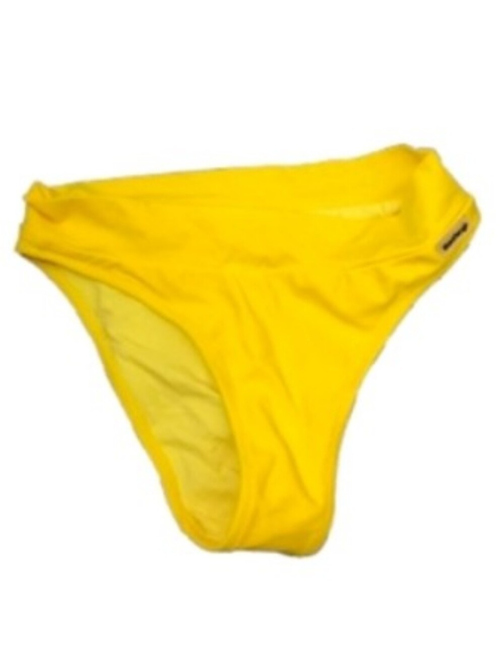 NWOT Blackbough Swim Yellow High Leg Bikini Bottom Sz S